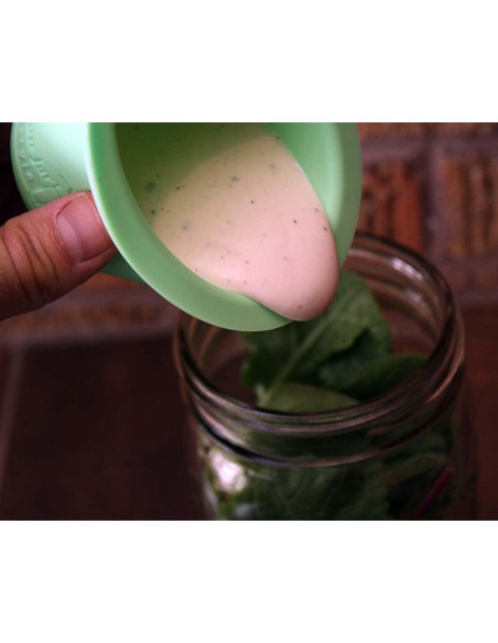 Taza Divisoria de Silicona Mason Jar Lifestyle - Boca Ancha 162 ml