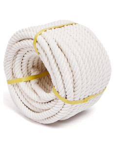 Cuerda de Algodón Natural 1.9 cm x 30.5 m XINSHUNCAN