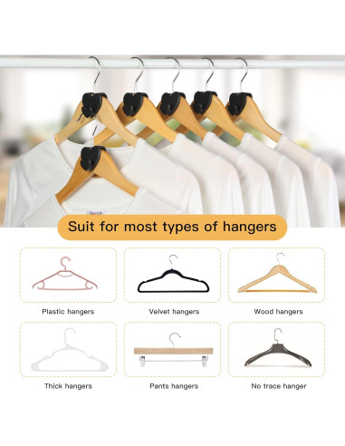 Organizador de Closet MHAaTiad con 18 Ganchos Ajustables