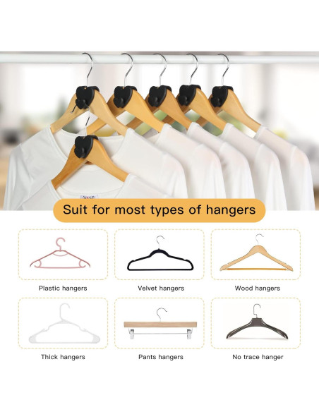 Organizador de Closet MHAaTiad con 18 Ganchos Ajustables