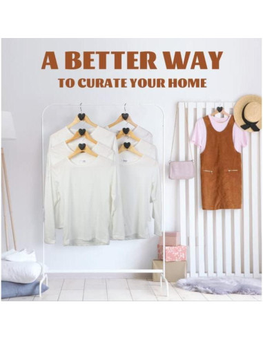 Organizador de Closet MHAaTiad con 18 Ganchos Ajustables