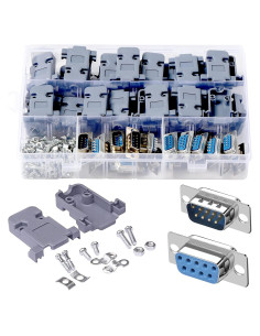 Conectores de Soldadura DB9 Macho y Hembra ANMBEST - 20 Piezas