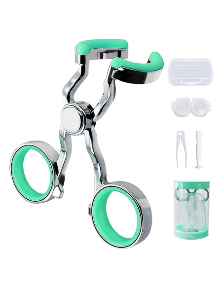Aplicador de Lentes de Contacto Verde Claro - Higiénico y Portátil