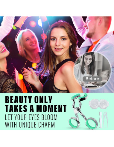 Aplicador de Lentes de Contacto Verde Claro - Higiénico y Portátil