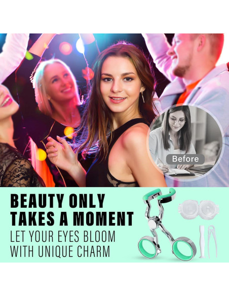 Aplicador de Lentes de Contacto Verde Claro - Higiénico y Portátil