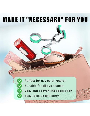 Aplicador de Lentes de Contacto Verde Claro - Higiénico y Portátil