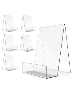 Soporte de Libro Acrílico Boloyo 15.24 cm 6PC Transparente