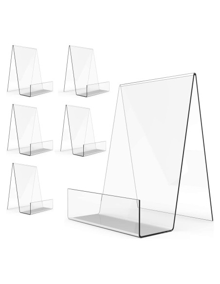 Soporte de Libro Acrílico Boloyo 15.24 cm 6PC Transparente