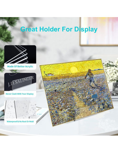 Soporte de Libro Acrílico Boloyo 15.24 cm 6PC Transparente