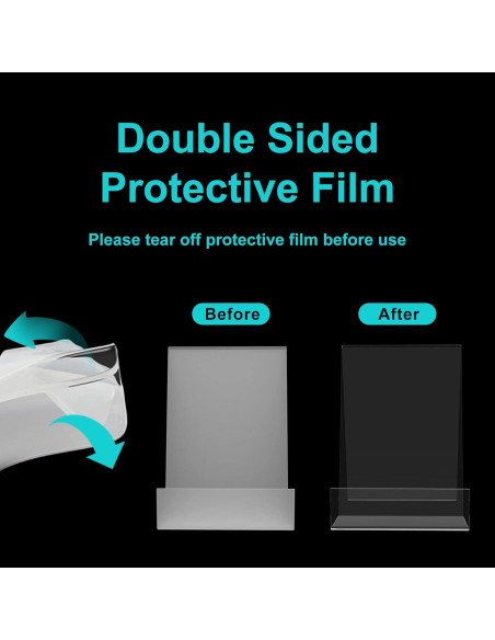 Soporte de Libro Acrílico Boloyo 15.24 cm 6PC Transparente