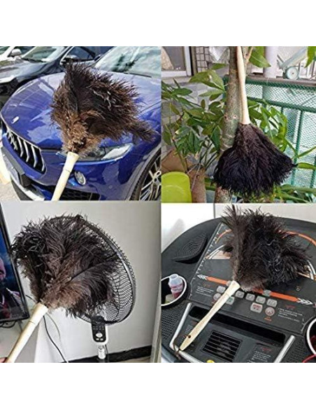 Plumero Ddzmz de Plumas Naturales de Avestruz 40.64 cm