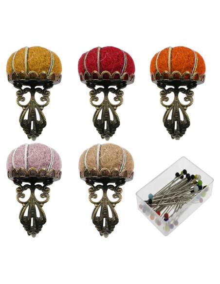 Almohadilla para Agujas XGNG Fieltro Floral 11x11cm