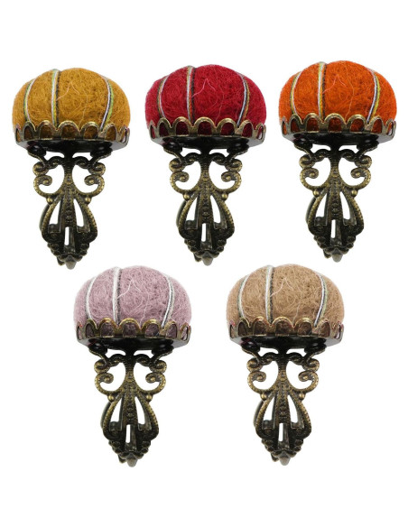 Almohadilla para Agujas XGNG Fieltro Floral 11x11cm