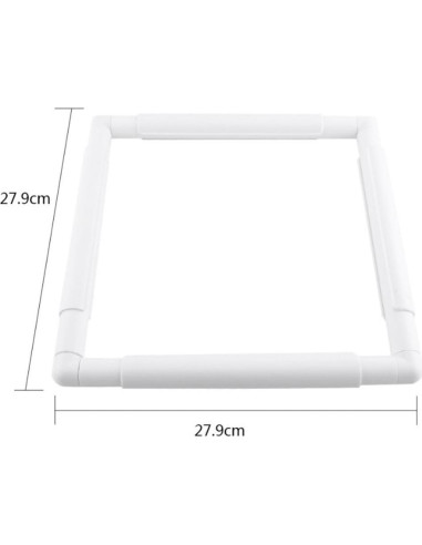 Aro de Bordado Cuadrado Metuynm 28x28cm Herramientas DIY