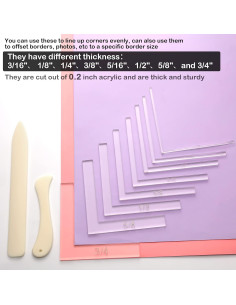 Juego de Herramientas de Scrapbooking Yookeer - 10 Piezas 2