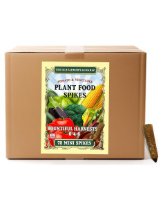 Alimento para Tomates y Verduras Mini Picos NPK 6-4-6 72 Unidades