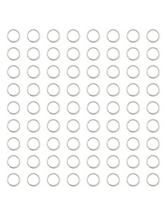 Anillas de Salto Metálicas Pson 5mm Plateadas 1000pcs