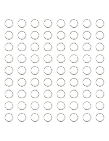 Anillas de Salto Metálicas Pson 5mm Plateadas 1000pcs