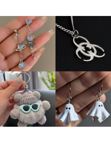 Anillas de Salto Metálicas Pson 5mm Plateadas 1000pcs