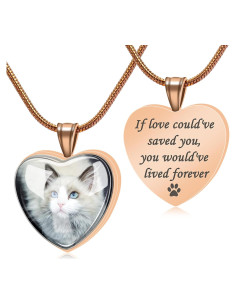 Collar de Urna Personalizado Farfume para Cenizas de Mascotas