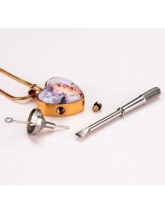 Collar de Urna Personalizado Farfume para Cenizas de Mascotas 2