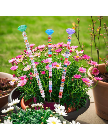 AIPRIDY 130 Perlas de Joyería de Gran Agujero Coloridas