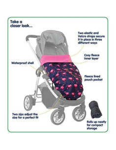 Funda para silla de auto GO - Impermeable - Flamencos 2