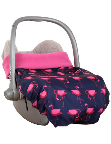 Funda para silla de auto GO - Impermeable - Flamencos