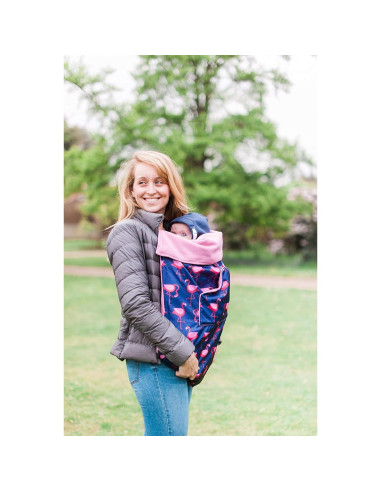 Funda para silla de auto GO - Impermeable - Flamencos