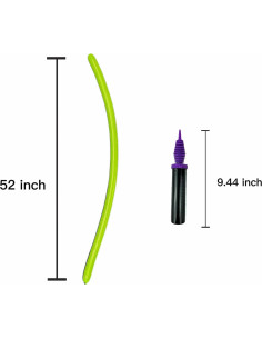 100 Globos de látex 260Q EBLLIWSM para decoración de fiestas 2