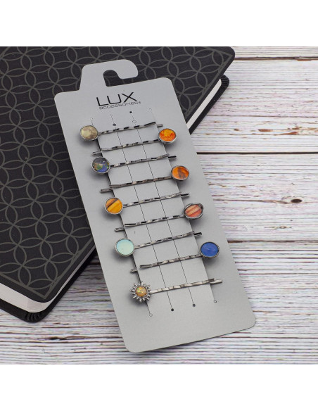 Juego de 8 horquillas planetarias Lux Accessories
