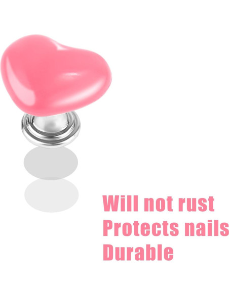 4 Piezas de Ayudante para Botón de Inodoro NQEUEPN - Corazón