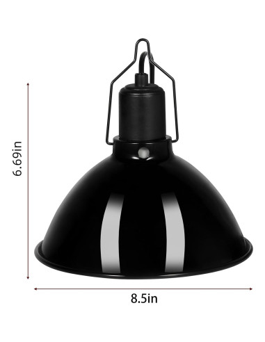 Lámpara de Calor para Reptiles DXOPHIEX 21x10.9cm 150W