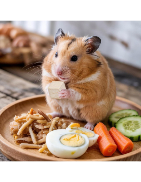 16 Piezas Juguetes Masticables de Madera Balsa para Mascotas