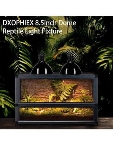Lámpara de Calor para Reptiles DXOPHIEX 21x10.9cm 150W
