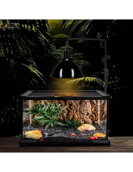 Lámpara de Calor para Reptiles DXOPHIEX 21x10.9cm 150W