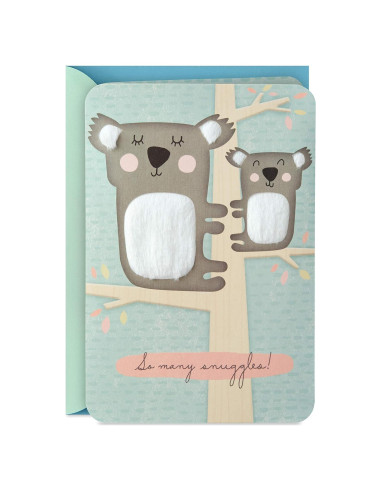 Tarjeta de Baby Shower Hallmark Koalas Bienvenido Bebé 14.6x21.1cm