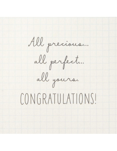 Tarjeta de Baby Shower Hallmark Koalas Bienvenido Bebé 14.6x21.1cm