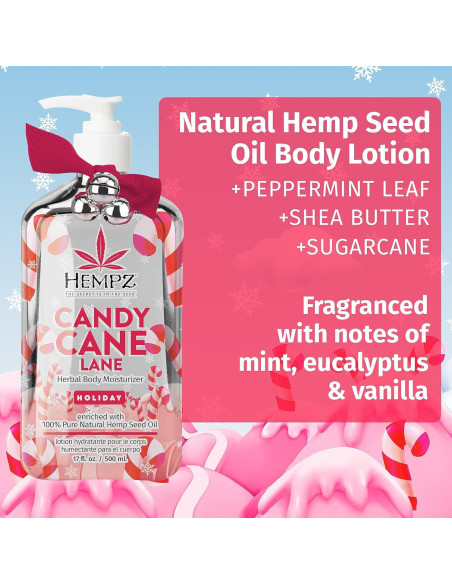 Loción Hidratante Herbal Hempz 500ml Caramelo de Menta Loción Hidratante Herbal Hempz 500ml Caramelo de Menta