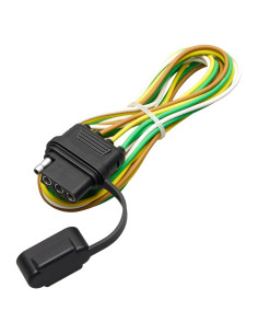 Conector de Remolque MECMO 4 Pines 1.22 m con Tapa de Polvo