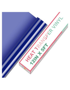 Rollos de Vinilo de Transferencia de Calor HTVRONT 30x1.5m Azul