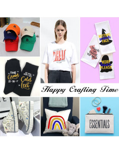 Rollos de Vinilo de Transferencia de Calor HTVRONT 30x1.5m Azul 2