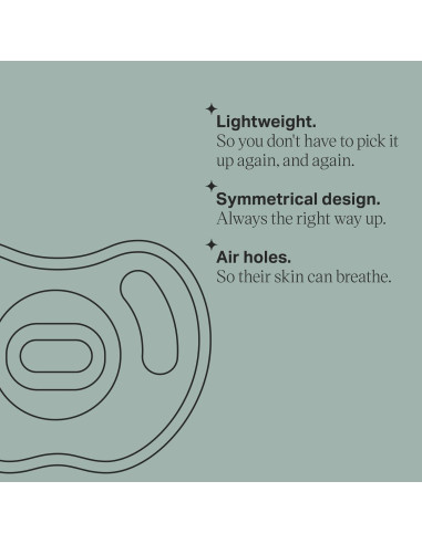 Chupete de Silicona Tommee Tippee 6-18 Meses Paquete de 4