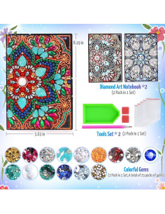 Kit de Manualidades Micaracy para Niños 5-12 Años - Pintura con Diamantes 2