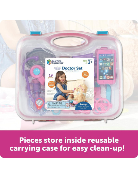 Kit de Doctor Rosa Learning Resources - 19 Piezas Educativas