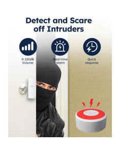 Sistema de Alarma Inalámbrico tolviviov 15 Piezas WiFi 2