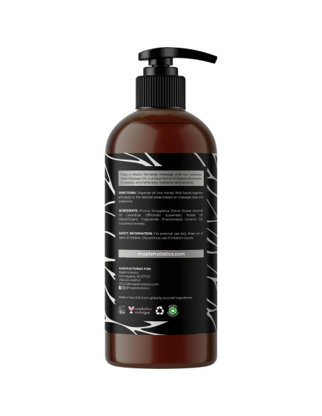 Aceite de Masaje Maple Holistics 236.6 ml Lavanda Hidratante