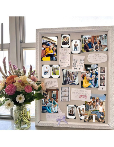 432 Esquinas de Fotos Autoadhesivas PEASUG - Negro