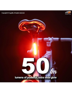 Luz Trasera Cygolite Hotrod 50 Lúmenes Recargable USB IP64 2