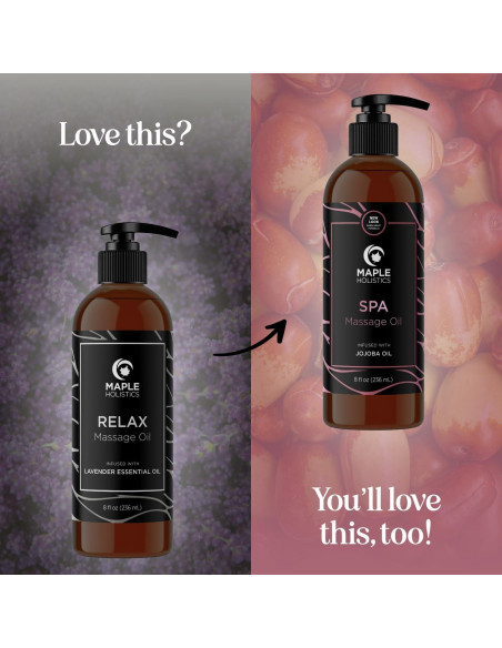 Aceite de Masaje Maple Holistics 236.6 ml Lavanda Hidratante